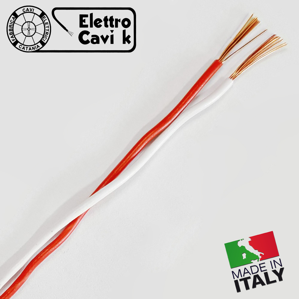 Cavo Telefonico Doppino In Rame - 2x0,60 Mm, 50 Metri, Rosso/Bianco, Per Interni, Professionale - Foto 9